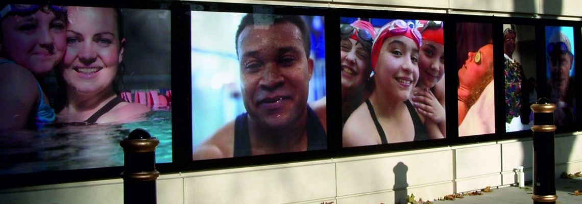 Beschriftungen, Signaletik, Digitaler Mitteilungskasten E-VITRUM