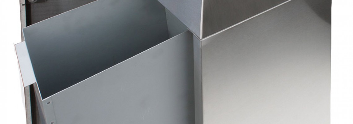 Abfallbehälter Ascher Abfall-Trennsysteme INOX-line