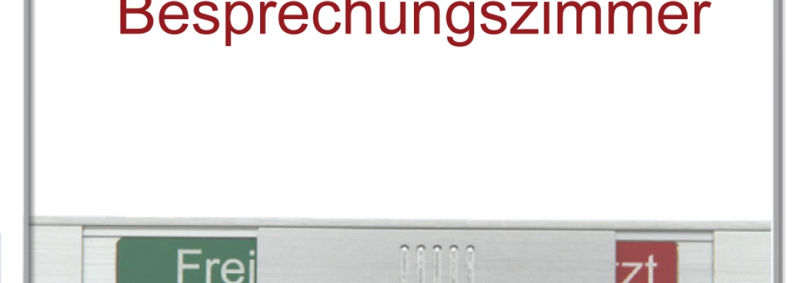 Beschriftung VERONA Türschild Frei Besetzt