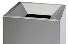 Ascher- & Abfallbehälter, Sicherheits-Abfallbehälter aus Edelstahl für den Innenbereich