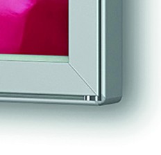 Mitteilungskasten, Schaukasten, Aussenvitrine, Innenvitrine, CITY-line 30 rund