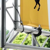 Leuchttransparente,Leuchtschriften, Banner-Spannrahmen für Werbung in Aussenraum