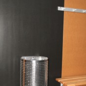 Wand-Abfallbehälter INOX-line für den Innen- oder Aussenbereich